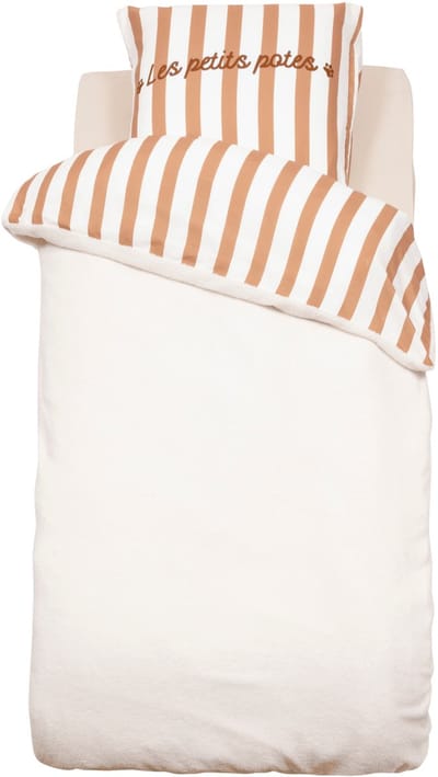 Atmosphera Kids Scott Dekbedovertrek set met 1 kussensloop 140x200cm/65x65cm - Oranje