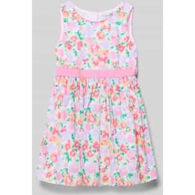 Regular fit jurk met all-over bloemenprint