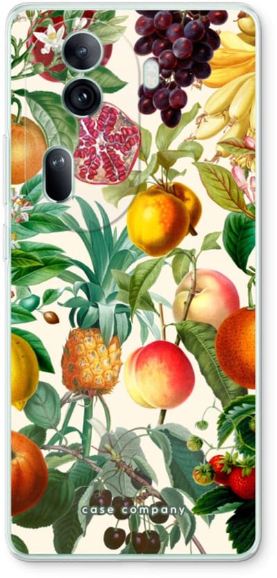 Case Company® - Hoesje geschikt voor Oppo Reno 11 Pro hoesje - Classic Flora - Soft Cover Telefoonhoesje - Bescherming aan alle Kanten en Schermrand