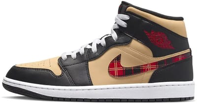 Air Jordan 1 Mid 'Tartan Swoosh' - Maat 45.5
