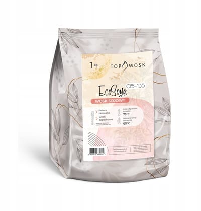 1 kg sojakaarsenwas - perfect voor het gieten en geurende taarten
