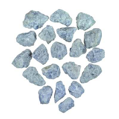 Blauwe Calciet Ruw - Set 20 Stuks - 10,2kg / 6-15cm - Werkelijke Set Gefotografeerd
