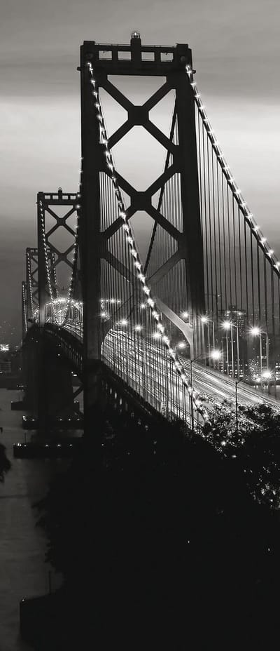 City Skyline Golden Gate Bridge Photo Wallcovering