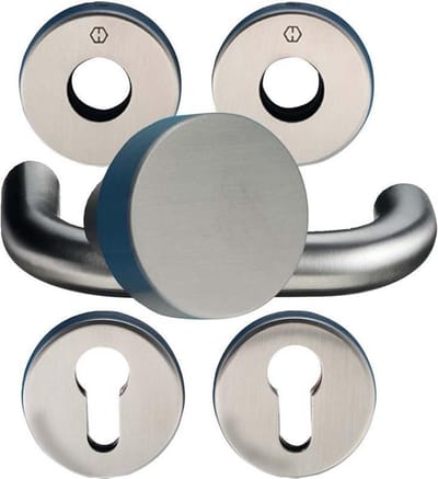 HOPPE rozettengarnituur Parijs E58/42H/42HKVS/138 VA F69 rond.PZ DIN L/R vlak.D/K 10720597