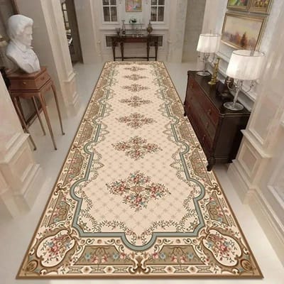 Marokkaans langeafstandsloper gangtapijt luxe Europees-stijl gangtapijt antislip bedzijde keukengangtapijt 60x90cm