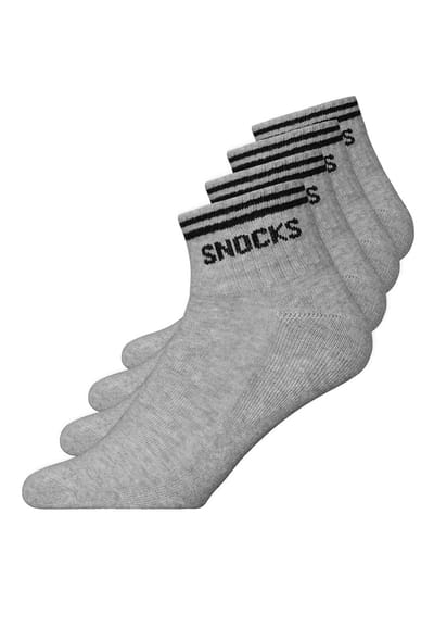 SNOCKS Retro Sneakersokken - Sneakersokken Dames & Heren - Comfortabel & Ademend - 4 Paar