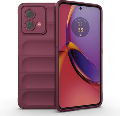 Coverup Hoesje - Geschikt voor Motorola Moto G84 Hoesje - Coverup Hands-On Rugged Back Cover - Bordeaux