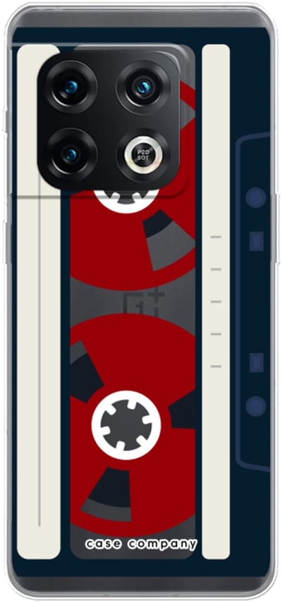 Case Company® - Hoesje geschikt voor OnePlus 10 Pro hoesje - Here's your tape - Soft Cover Telefoonhoesje - Bescherming aan alle Kanten en Schermrand