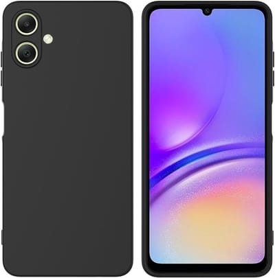 Hoesje geschikt voor Samsung Galaxy A07 hoesje Siliconen cover Zwart backcover