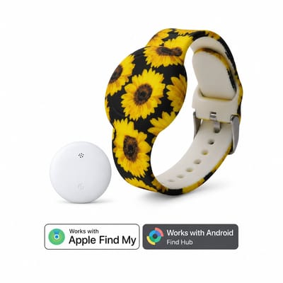 Kinderhorloge - gps armband – werkt met Android Find My Hub - Kinderhorloge met gps - Bluetooth Tracker – Kinderhorloge jongen - Kinderhorloge meisje - Waterdicht – Inclusief tracker - Met geluidssignaal