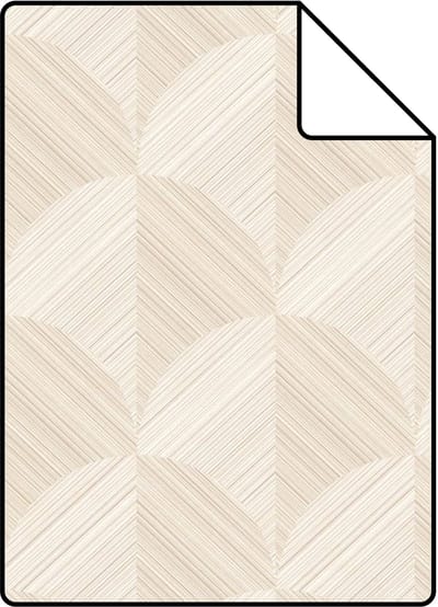 Proefstaal Origin Wallcoverings behang 3D-motief lichtbeige - 26.5 x 21 cm - 347987-S