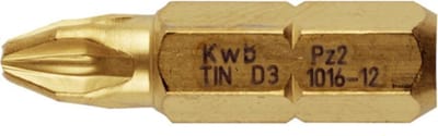 Kwb pozidriv titan bit 25 mm pz 2