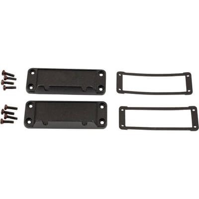 Hammond Electronics End plate Aluminium Zwart (l x b x h) 16 x 87 x 31 mm 1 stuk(s)