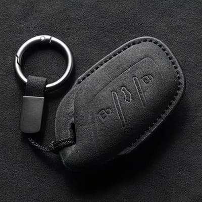 Étui pour clé de voiture Pour Mg 4 Mg4 Ev Mg Hs Gt Zs Ev Zx Mg5 Mg6 Coque en cuir Porte-clés Porte-clés Accessoires de voiture gray