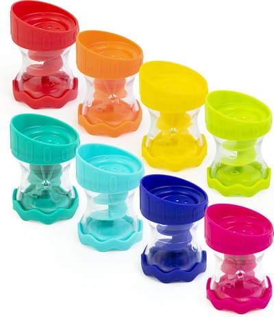 Sassy - Badspeeltje Baby en Peuter - Regenstaaf / Regenmaker - Waterdouche - Stapelbaar - Set van 8 stuks - Rain Barrels Connecting Tubes
