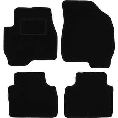 Zwarte velours vloermatten voor: Mazda Tribute SUV (2000-2011)