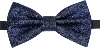 Sorprese Vlinderdas - Donkerblauw Glitter - voorgestrikt - vlinderstrik - strik - strikje