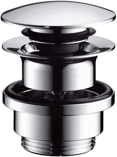 Universeel pop-up ventiel - Afvoergarnituur click clack - Wastafel afvoer - Zonder gereedschap te monteren - Standaard 1 1/4 inch