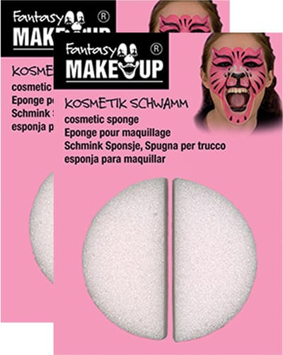 Fantasy Make-up Schmink sponsjes - 4x - rond