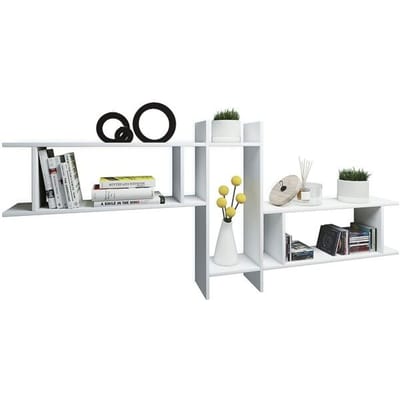 Houten wandplank Hangende plank Boekenplank Wandplank Decoplaat Sirola Maxi