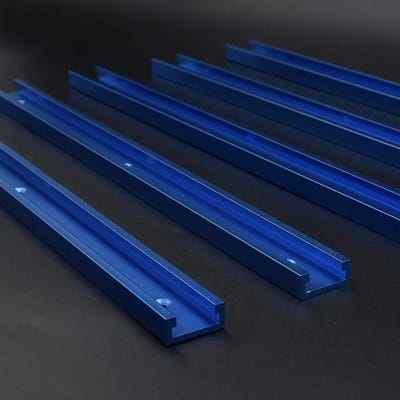 Allecto plus - T-Track Miter Track Jig Armatuur voor Houtbewerking - Aluminium T-Tracks Slot - Router en Zaag - 30 * 300mm