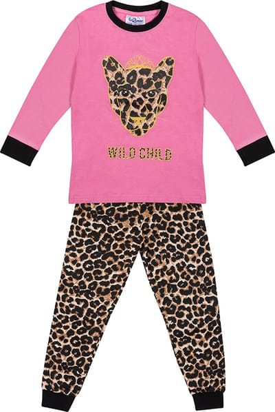 Fun2Wear - Pyjama Wild Child - Roze - Maat 74 - Meisjes