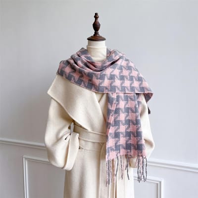 Dames Koudebestendig Winter Warm Kasjmier Sjaal Streep Dik Ontwerper Zacht Sjaals Kwastjes Pashmina Foulard Mode Luxe 30x180cm