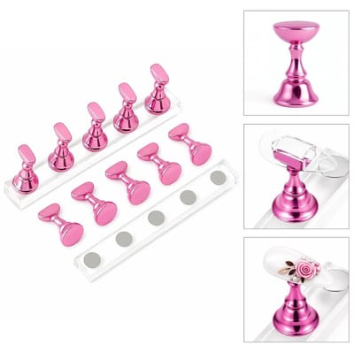 Goodbitz - Nagelhouders - 12-delig - Nagel houder - Kunstnagel houder - Tip houder - Tiphouder - Oefen display - Nagel tips - Nail art oefenen - Nageldisplay
