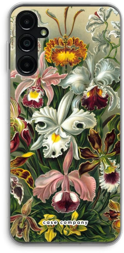 Case Company® - Hoesje geschikt voor Samsung Galaxy A14 hoesje - Haeckel Orchidae - Soft Cover Telefoonhoesje - Bescherming aan alle Kanten en Schermrand