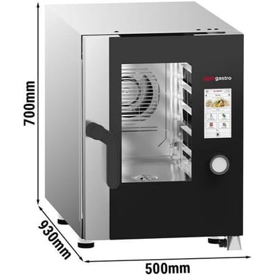 GGM Gastro Kombidämpfer KOMPAKT - Touch - 6x GN 1/1 - inkl. Waschsystem & Temperaturfühler