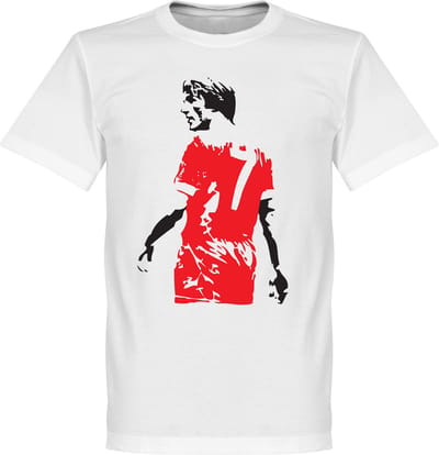 Kenny Dalglish Graffiti T-Shirt - Wit - L