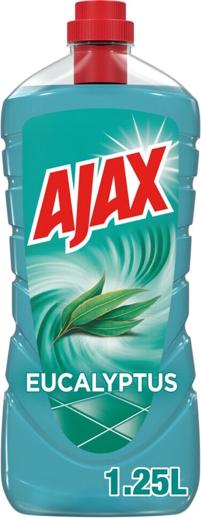 12x Ajax Allesreiniger Eucalyptus 1,25 liter