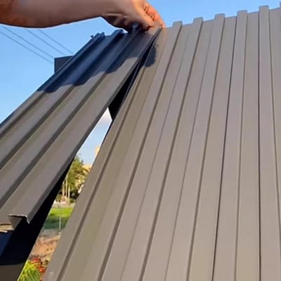 Golfplaten Dakplaten - Dakpanelen Platen - Bescherming Buiten - Brandvertragend Weerbestendig - 30-183cm Lengte - Grijs