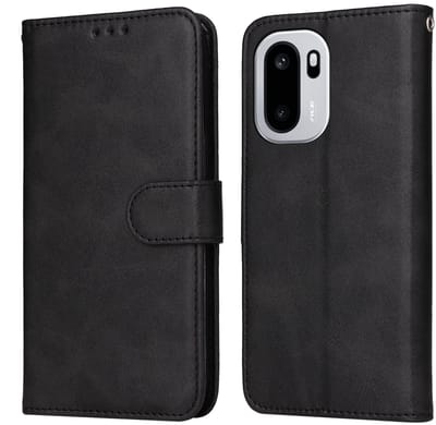 Coverup Hoesje - Geschikt voor OnePlus 15R Hoesje - Coverup Book Case - Zwart