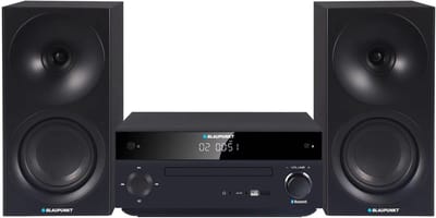 Micro HiFi Systeem - Compacte Stereo - Muziek Streamen - HDMI ARC Connectiviteit - 50W RMS Vermogen - Zwart