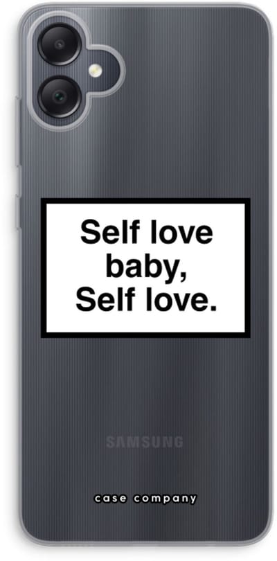 Case Company® - Hoesje geschikt voor Samsung Galaxy A05 hoesje - Self love - Soft Cover Telefoonhoesje - Bescherming aan alle Kanten en Schermrand