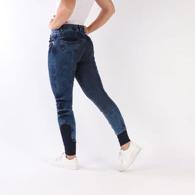 Harry's Horse Rijbroek Novi Denim Full Grip Dress Blue - 32