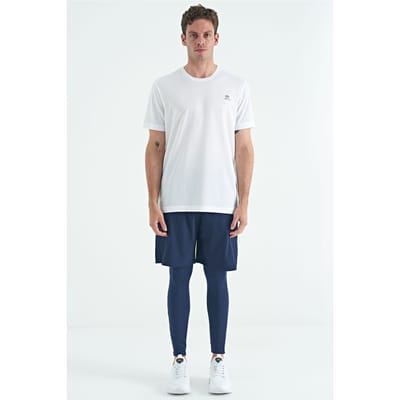 Heren Skinny High-Waist Gebreide Actieve Broek