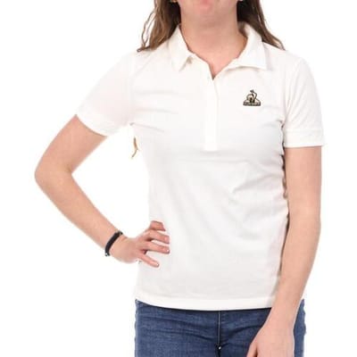 Polo Shirt Korte Mouw Le Coq Sportif Marshmallow