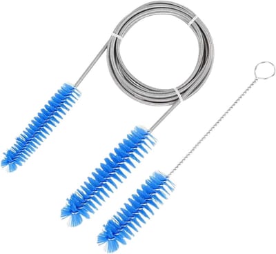 Douchegootreiniger - Afvoer Ontstopper - Verstopping Verhelpen - Flexibel Buigbaar Ontwerp - 26cm Lengte - Zilver