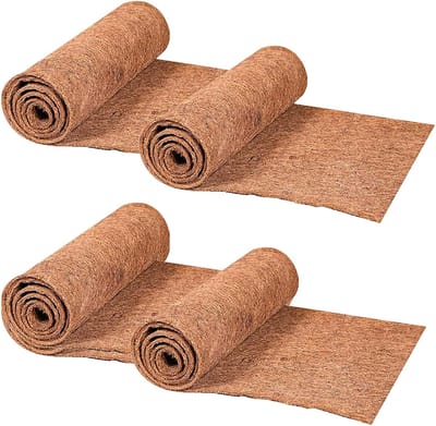 Kokosvezel Rollen - Natuurlijke Voering - Planten & Dieren - Ademend Vochtbehoud - 40x100 cm - Bruin