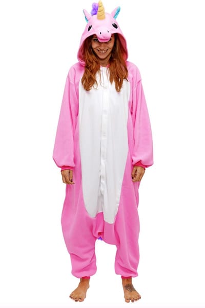 KIMU® Onesie Roze Eenhoorn Baby Pakje - Maat 68-74 - Eenhoornpakje Unicorn Kostuum Pak - Babypakje Boxpakje Kraamkado Pyjama Zacht Boxpakje Festival