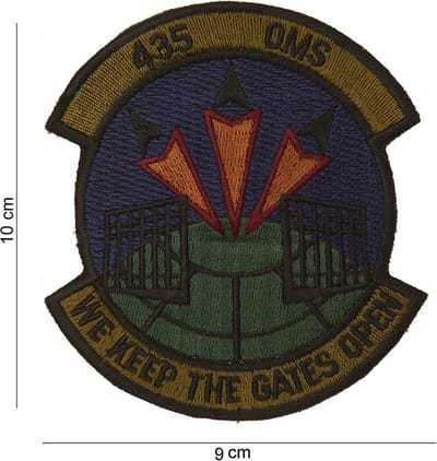 Embleem stof 435 OMS