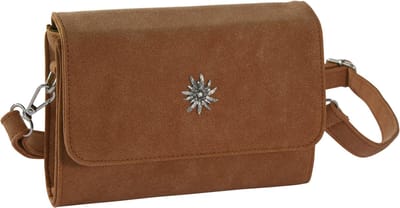 dressforfun - Handtas Edelweißkoningin bruin - verkleedkleding kostuum halloween verkleden feestkleding carnavalskleding carnaval feestkledij partykleding - 303253