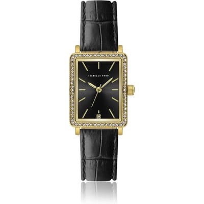 Leren krokodillenhorloge voor dames Isabella Ford Adélaïde