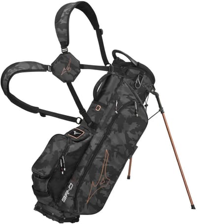 Mizuno BR D3 - Waterwerende Golftas - Standbag - Zwart