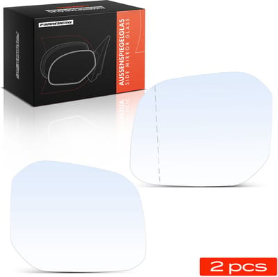 Frankberg 2x Spiegelglas Buitenspiegel Voor voor VW