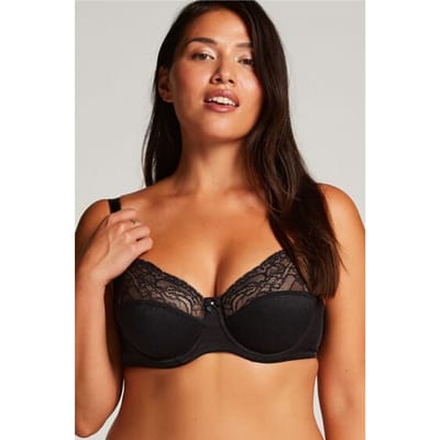 Hunkemöller Dames Lingerie Niet-voorgevormde beugel bh Sophie - Zwart - maat B75