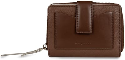 bugatti portemonnee Viola Ladies Zip Wallet Cognac - Grey Lichtbruin