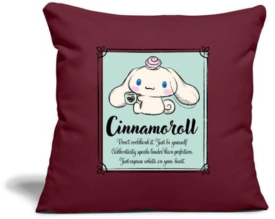 Cinnamoroll Don't Overthink It. Just Be Yourself Sierkussenhoes, 45 x 45 cm